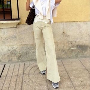 VRG GRL Middle Of Nowhere Cord Pants // Beige